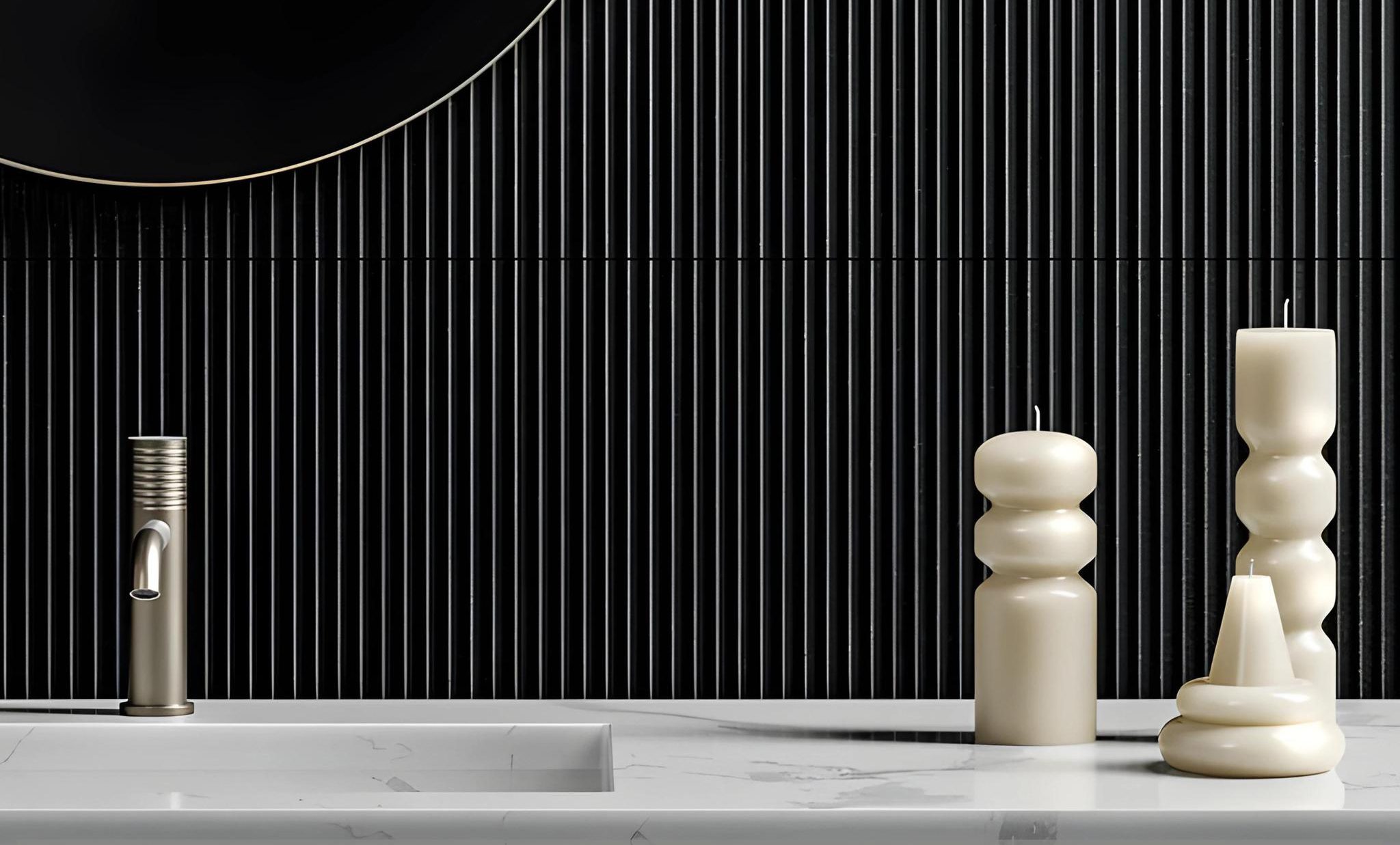 Fluted Noir