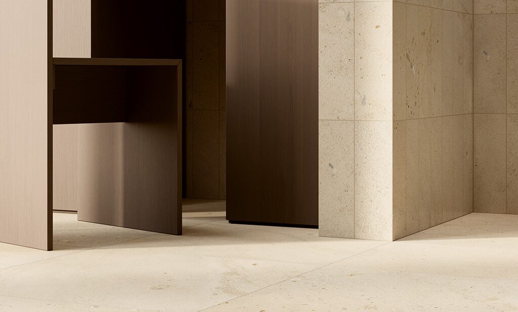 Ceramica-Fioranese_I-Ciottoli_Sabbia-Beige-604x604_Brick-Beige-10x302_pavimenti-interni