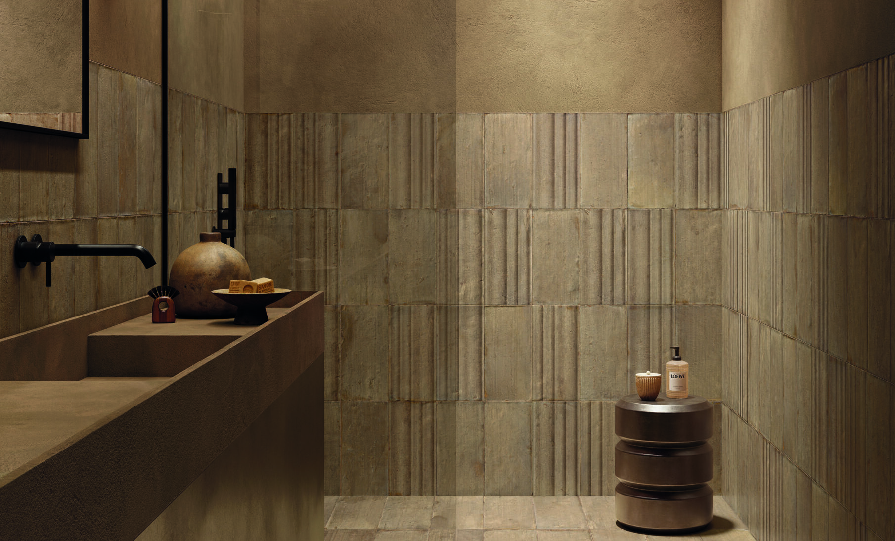 Fornaceprovenza Moka 18,6x37,5 Tegolo Moka Amb Bagno